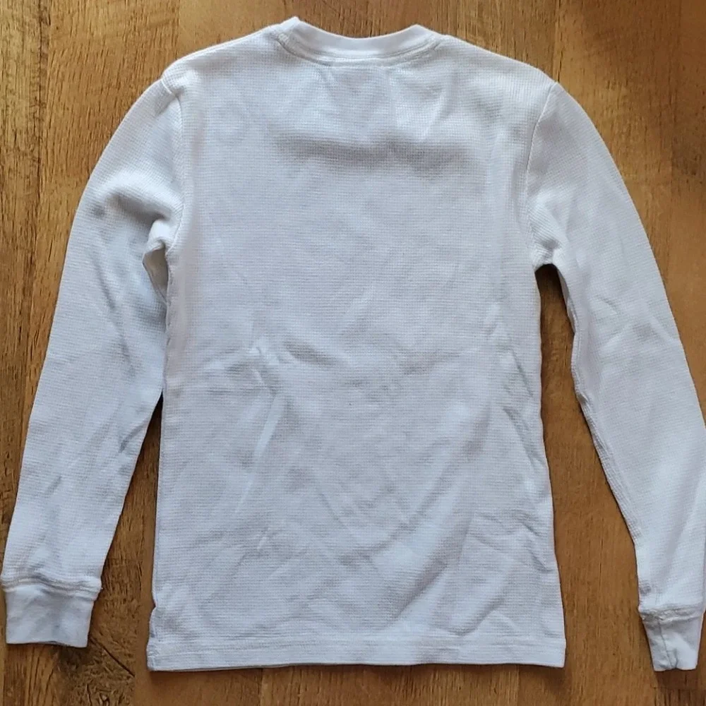 Cherokee Kids Waffle‎ Weave Layering Piece Cream Long Johns Size 7/8